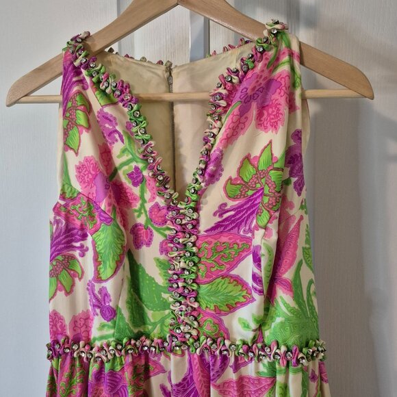 Malcolm Starr Dresses & Skirts - Rare Vintage 60s Malcolm Starr Silk Evening Gown | Rhinestone Detail | M–L